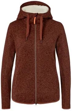 Tchibo - Teddy-Strickfleecejacke - Braun/Meliert - Gr.: L Polyester  L