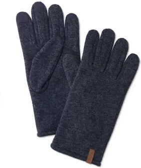 Tchibo - Strickfleece-Handschuhe - Dunkelblau/Meliert - Gr.: 6,5 Polyester  6,5