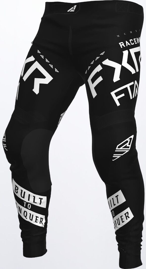 FXR Podium Gladiator Motokrosové kalhoty 30 Černá Bílá