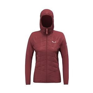 Salewa Isolations-Hybridjacke Ortles TirolWool Responsive Hybrid (warm, wasserabweisend) weinrot Damen