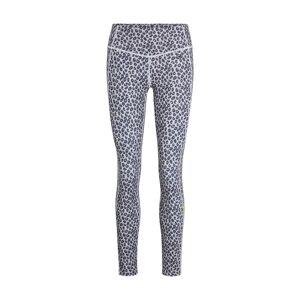 TOM TAILOR Damen Leggings mit Leo-Print, grau, Animalprint, Gr. XS