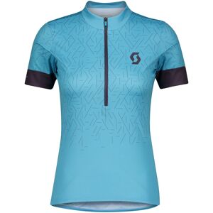 Scott Endurance 20 S/Sl Shirt (Vorgängermodell) Blau, Damen Kurzarm-Radtrikots, Größe S - Farbe Breeze Blue - Dark Purple