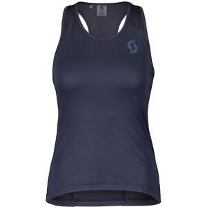 Scott Endurance 10 Tank Blau, Damen Kurzarm-Radtrikots, Größe S - Farbe Dark Blue - Metal Blue