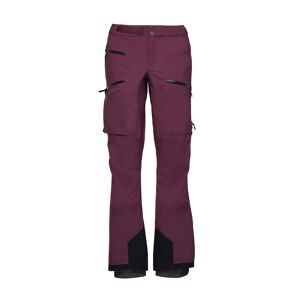 Black Diamond Wasserdichte atmungsaktive Damen Freeride Skihose. Farbe: Rot / Größe: S