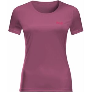 Jack Wolfskin Tech T Lila, Damen Kurzarm-Shirts, Größe XS - Farbe Violet Quartz