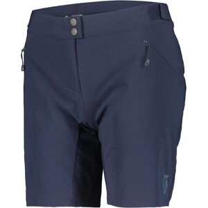 Scott Endurance Long-Sleeve/FIt W/Pad Shorts Blau, Damen Fahrrad Shorts, Größe XL - Farbe Dark Blue