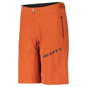 Scott Endurance Long-Sleeve/FIt W/Pad Shorts Orange, Herren Fahrrad Shorts, Größe XXL - Farbe Braze Orange