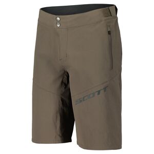 Scott Endurance Long-Sleeve/FIt W/Pad Shorts Braun, Herren Fahrrad Shorts, Größe XXL - Farbe Shadow Brown