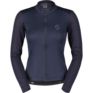 Scott Endurance 10 L/Sl Shirt Blau, Damen Langarm-Radtrikots, Größe S - Farbe Dark Blue - Metal Blue