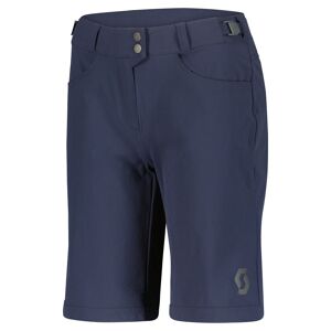 Scott Trail Flow W/Pad Shorts Blau, Damen Fahrrad Shorts, Größe XS - Farbe Dark Blue