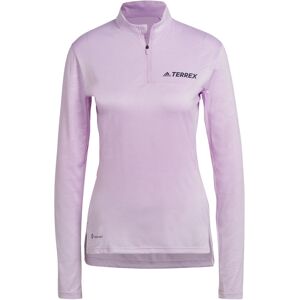 Adidas Funktionales leichtes Damen Langarmshirt. Farbe: Pink / Größe: M