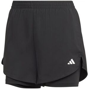 Adidas Aeroready Made for Training Minimal Two-in-One Shorts Damen schwarz XS schwarz female