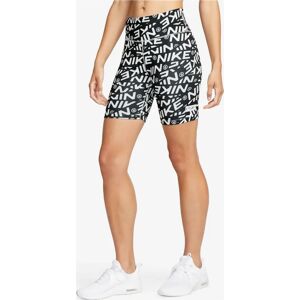 Nike One Dri-FIT Mid-Rise 7-inch All-Over-Print Damen grau US: M grau female