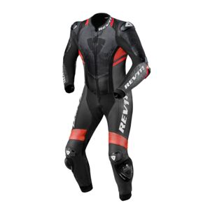REV’IT! Quantum 2 1-piece suit, motor, Anthracite Fluorescent Red