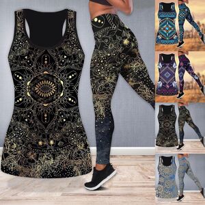 Hexizhi Kreuzmuster-Druck-Yoga-Outfit Für Damen, Modische 3d-Gedruckte Workout-Leggings, Fitness, Sport, Hohe Taille, Lässige Yoga-Hose