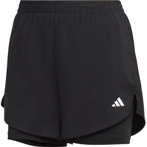 ADIDAS Damen Shorts AEROREADY Made for Training Minimal Two-in-One - female - Schwarz - M