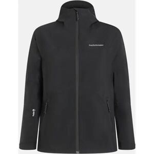 PEAK PERFORMANCE Damen Funktionsjacke W Nightbreak Outdoor Jack-BLACK - female - Schwarz - XS