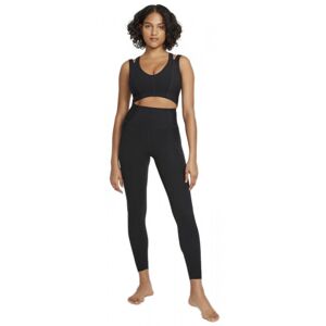 Damen Tennistop Nike Yoga Luxe Dri Fit Women's Infinalon Jumpsuit W - black/dark smoke grey