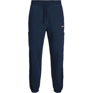 Jack & Jones Jogginghose mit aufgesetzten Taschen auf Seitenstreifen - Marine - Size: 46/32