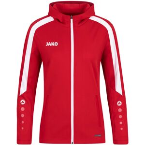 JAKO Power Kapuzenjacke Damen Rot Weiss F100 - 40