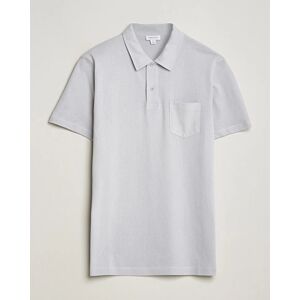 Sunspel Riviera Polo Shirt Smoke