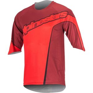 Alpinestars Crest 3/4 Fahrradshirt - Rot - S - unisex