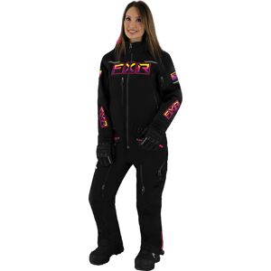 FXR Maverick F.A.S.T. Insulated Damen 1-Teiler Snowmobil Kombi - Schwarz Pink - 10 - female