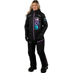 FXR Recruit Lite 2023 Damen 1-Teiler Snowmobil Kombi - Schwarz Lila - 12 - female