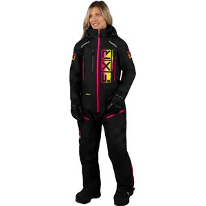 FXR Recruit F.A.S.T. Insulated Damen 1-Teiler Snowmobil Kombi - Schwarz Pink - 12 - female