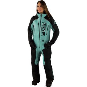 FXR Recruit F.A.S.T. Insulated Damen 1-Teiler Snowmobil Kombi - Schwarz Grün - 12 - female