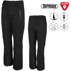 Dermizax - Primaloft 20.000 - 4F Damen Skihose Winterhose, schwarz