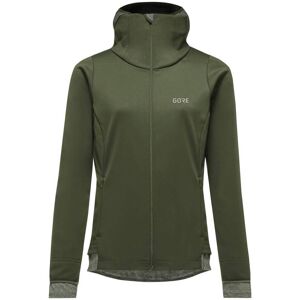 Gore Wear GORE R3 WINDSTOPPER Thermo Hoodie Damen green Gr. 38