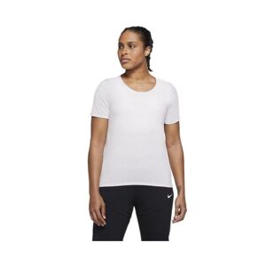 Nike DRI-FIT RUN DIVISION Top Damen Laufshirt Weiß Gr. L