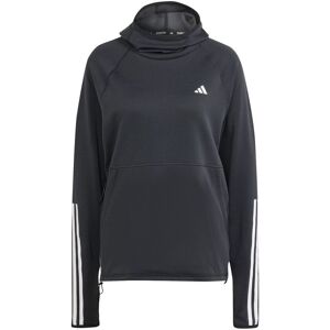 adidas OWN THE RUN 3 STRIPES Hoodie Damen schwarz Gr. S