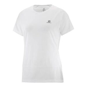 Salomon CROSS RUN SS TEE Damen Laufshirt white Gr. XS