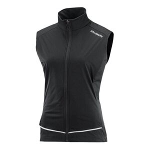 Salomon LIGHT SHELL VEST Damen Laufweste black Gr. S