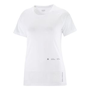 Salomon CROSS RUN GFX T-Shirt Damen weiß Gr. XL