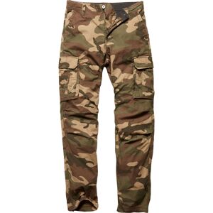 Vintage Industries Reef Camo, Cargohose Dunkelbraun/Schwarz/Dunkelbeige S male