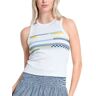 Damen Tennistop Lucky in Love Cool Urbana Finish Line Tank - white