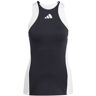 Damen Tennistop Adidas Tennis Premium Tank Top - black/white