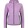 MONS ROYALE Damen Fleecejacke Approch Merino Gridlock Hoodie lila   Größe: L   100610-1029