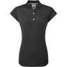 FootJoy Tonal Stripe Lisle Damen Poloshirt, schwarz, Damen, XS