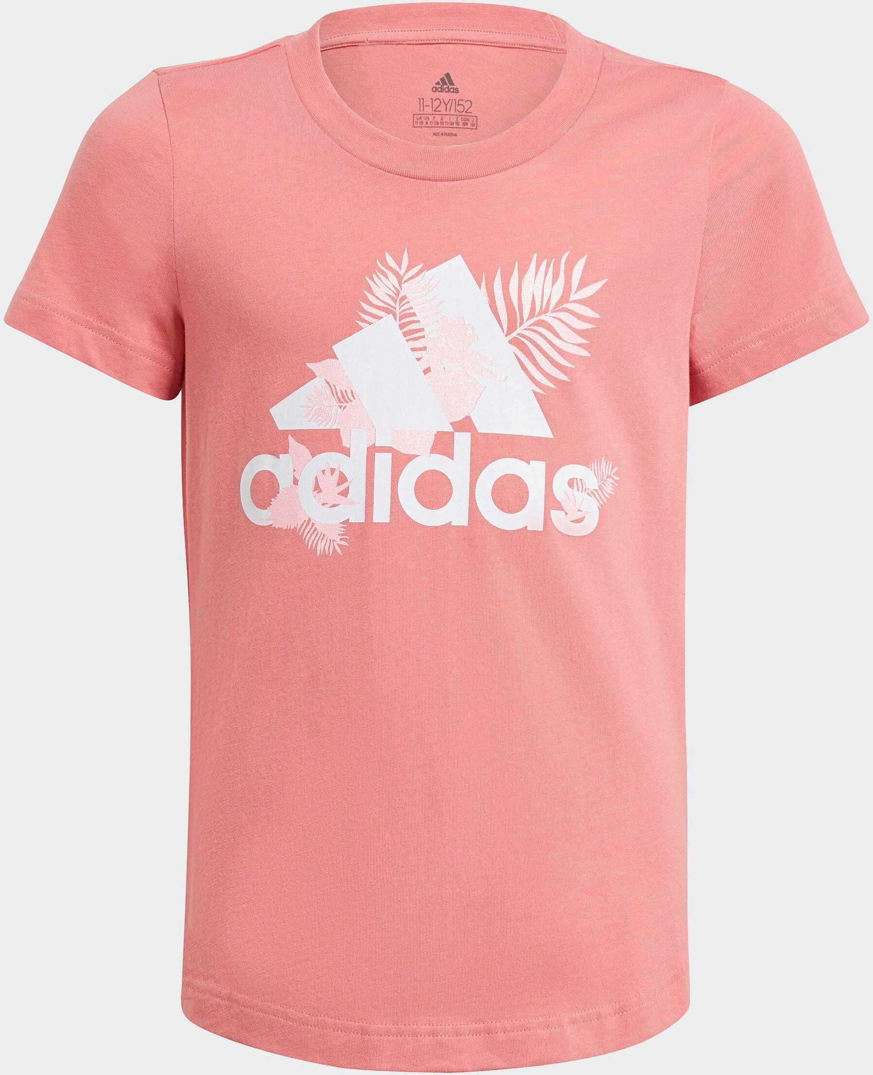 Adidas Performance T-Shirt »TROPICAL SPORTS GRAPHIC«, Hazy Rose