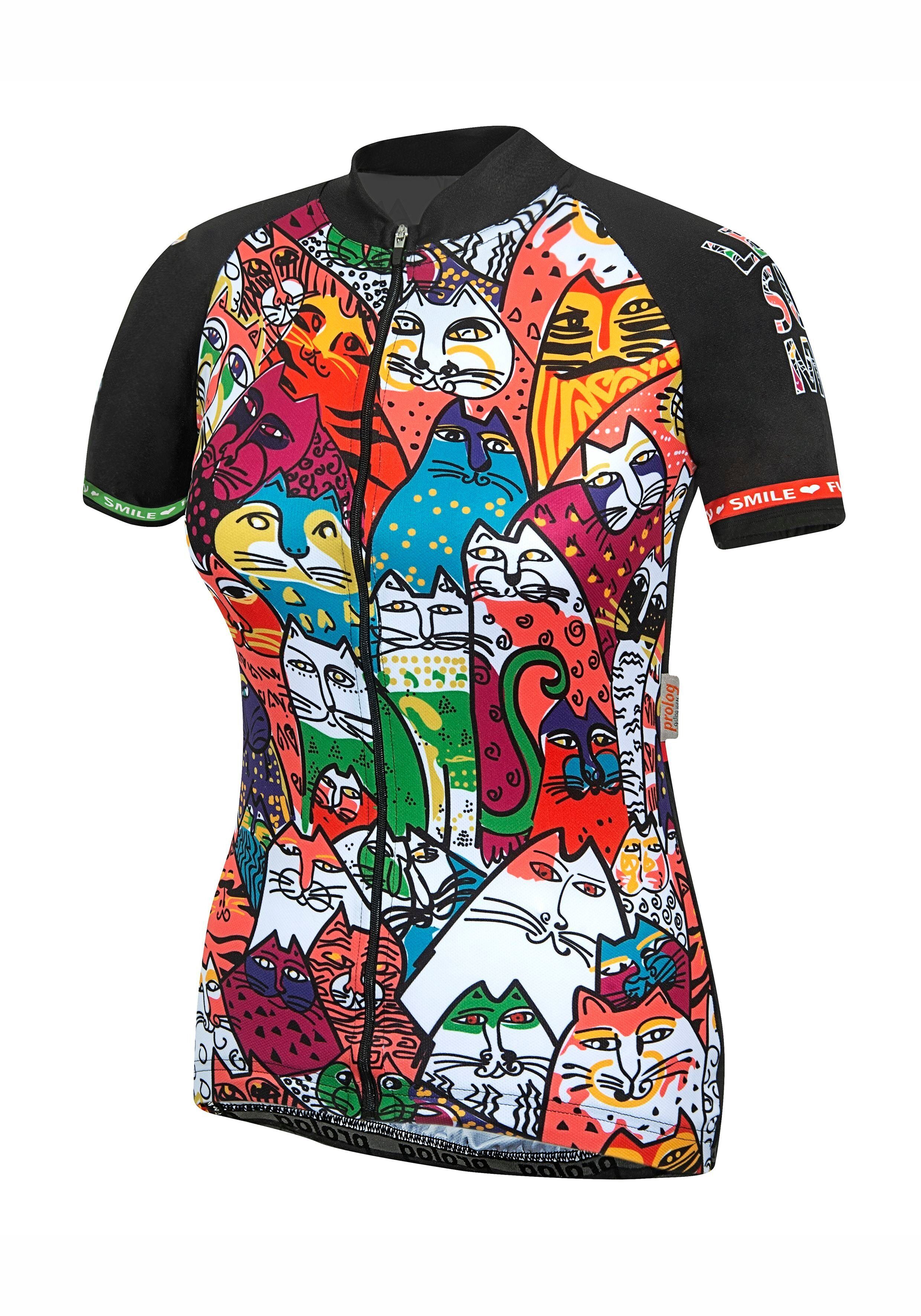 prolog cycling wear Trikot »Animal« mit aufregendem Katzen-Print
