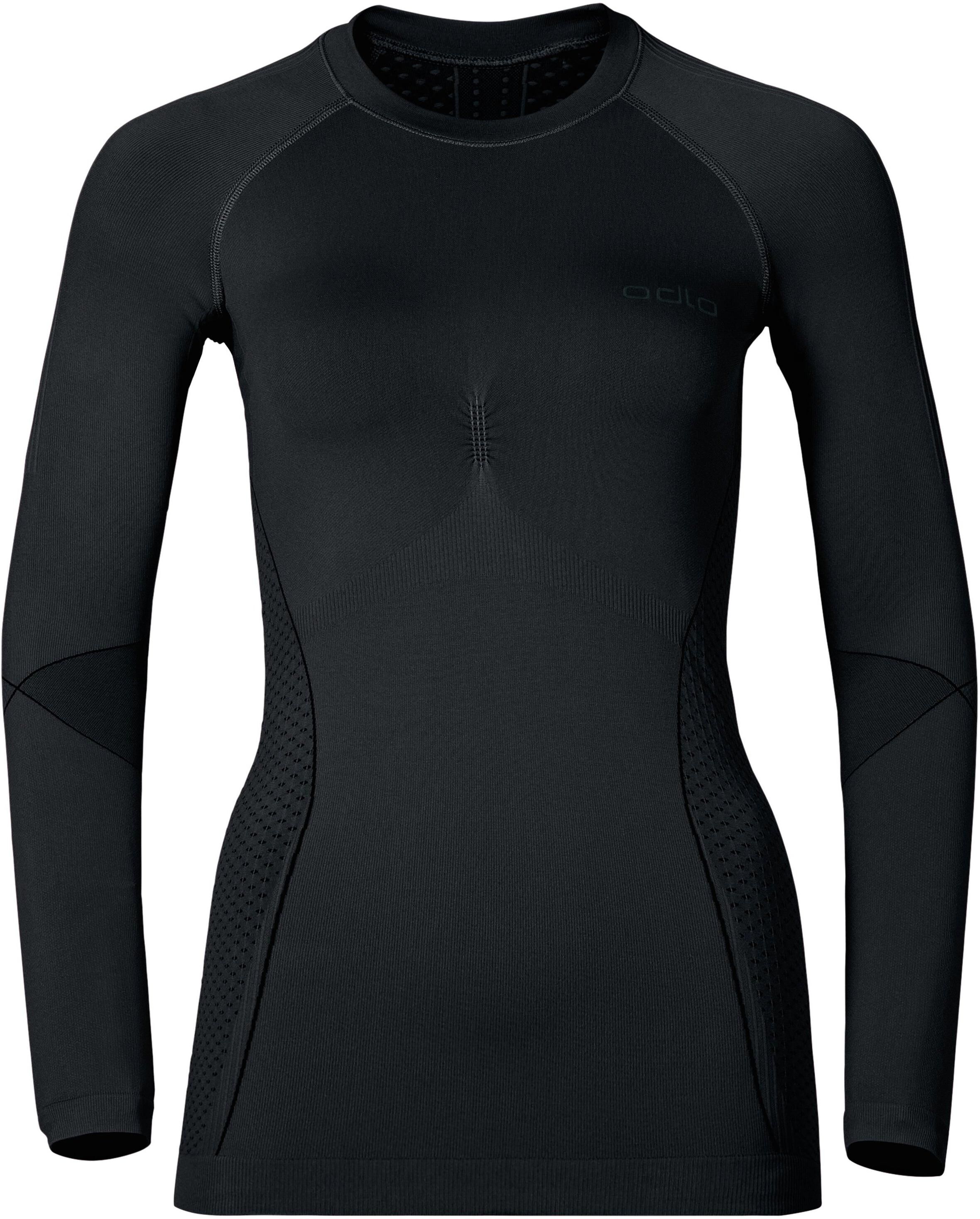 Odlo EVOLUTION WARM Baselayer Shirt, female, black - odlo graphite grey, XS