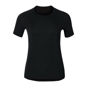 Odlo Warm Shirt Ss Crew Neck Black L BLACK