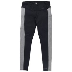 Burton Midweight X Base Layer Pant Wmn True Black Gray Heather S TRUE BLACK GRAY HEATHER