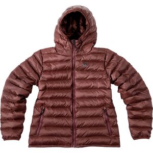 Jones Re Up Down Puffy Hoody Wmn Vulcan Red M VULCAN RED