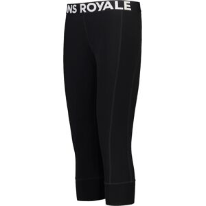 Mons Royale Wmn Cascade Merino Quarter Legging Black Xs BLACK