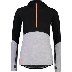 Mons Royale Wmn Bella Tech Merino Hood Black Neon L BLACK NEON